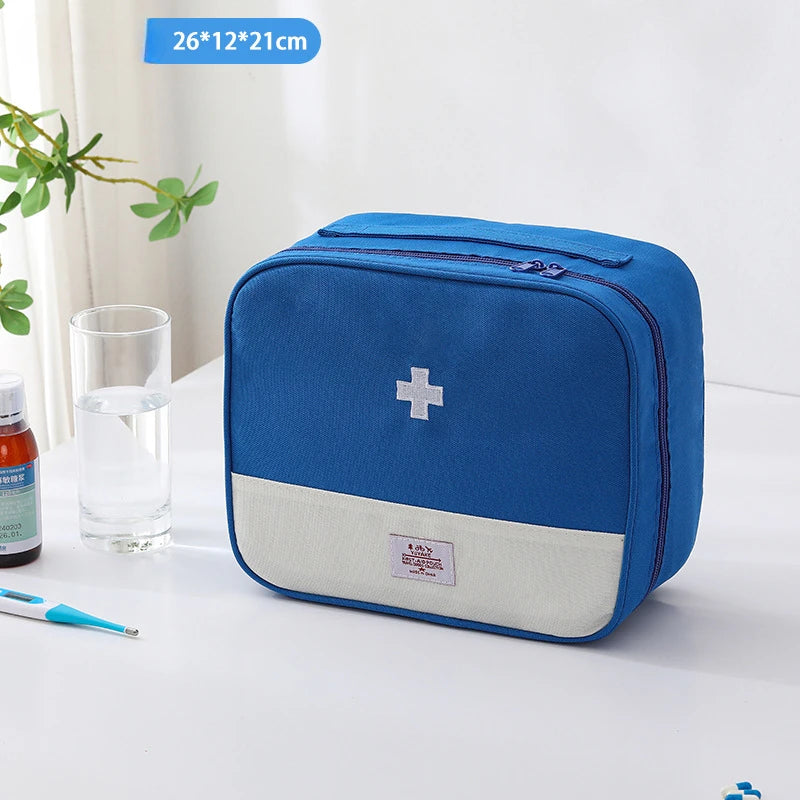Large Capacity Medicine Bag Travel Portable Medical Bag Home Medicine Storage Bag Set Portable Outdoor First Aid Kit 1Pc