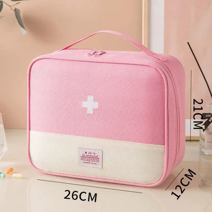 Large Capacity Medicine Bag Travel Portable Medical Bag Home Medicine Storage Bag Set Portable Outdoor First Aid Kit 1Pc