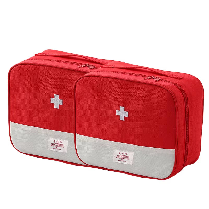 Large Capacity Medicine Bag Travel Portable Medical Bag Home Medicine Storage Bag Set Portable Outdoor First Aid Kit 1Pc