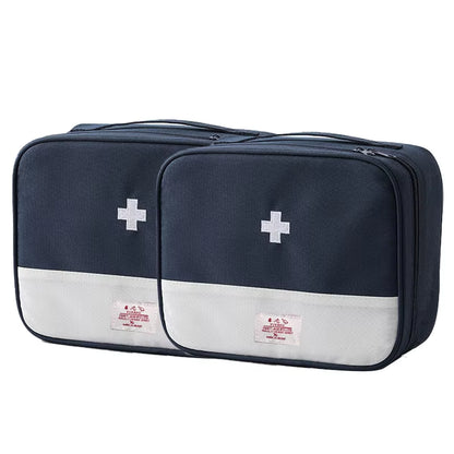Large Capacity Medicine Bag Travel Portable Medical Bag Home Medicine Storage Bag Set Portable Outdoor First Aid Kit 1Pc