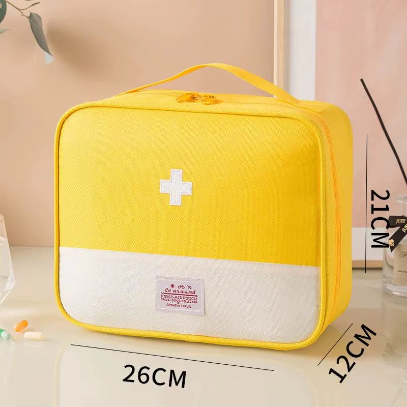 Large Capacity Medicine Bag Travel Portable Medical Bag Home Medicine Storage Bag Set Portable Outdoor First Aid Kit 1Pc