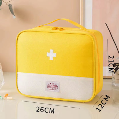 Large Capacity Medicine Bag Travel Portable Medical Bag Home Medicine Storage Bag Set Portable Outdoor First Aid Kit 1Pc