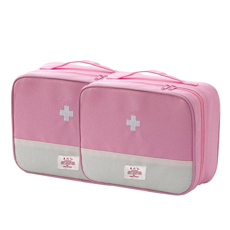 Large Capacity Medicine Bag Travel Portable Medical Bag Home Medicine Storage Bag Set Portable Outdoor First Aid Kit 1Pc