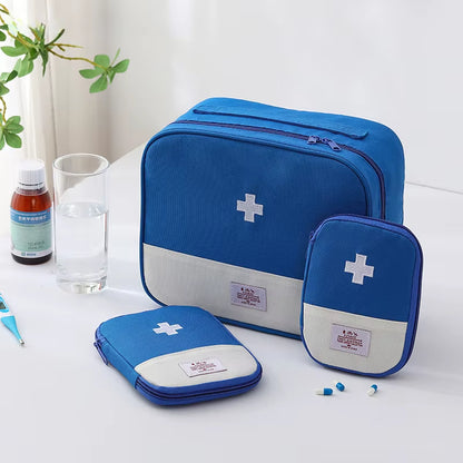 Large Capacity Medicine Bag Travel Portable Medical Bag Home Medicine Storage Bag Set Portable Outdoor First Aid Kit 1Pc