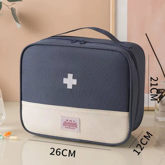 Large Capacity Medicine Bag Travel Portable Medical Bag Home Medicine Storage Bag Set Portable Outdoor First Aid Kit 1Pc