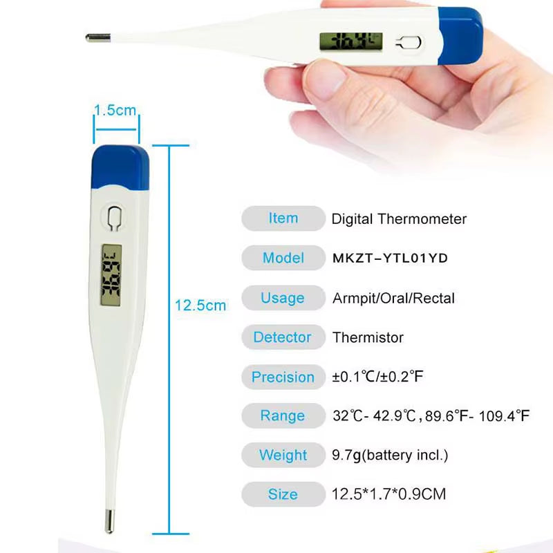 Medical Household Thermometer Baby Adult Medical Ear Thermometer Digital Thermometer Fever Thermometer Baby Thermometer