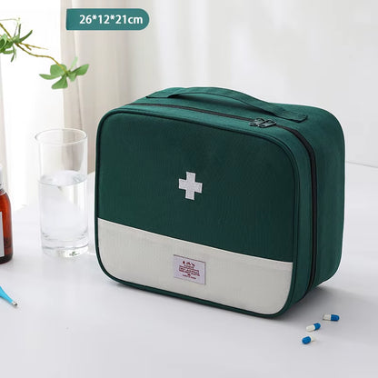 Large Capacity Medicine Bag Travel Portable Medical Bag Home Medicine Storage Bag Set Portable Outdoor First Aid Kit 1Pc