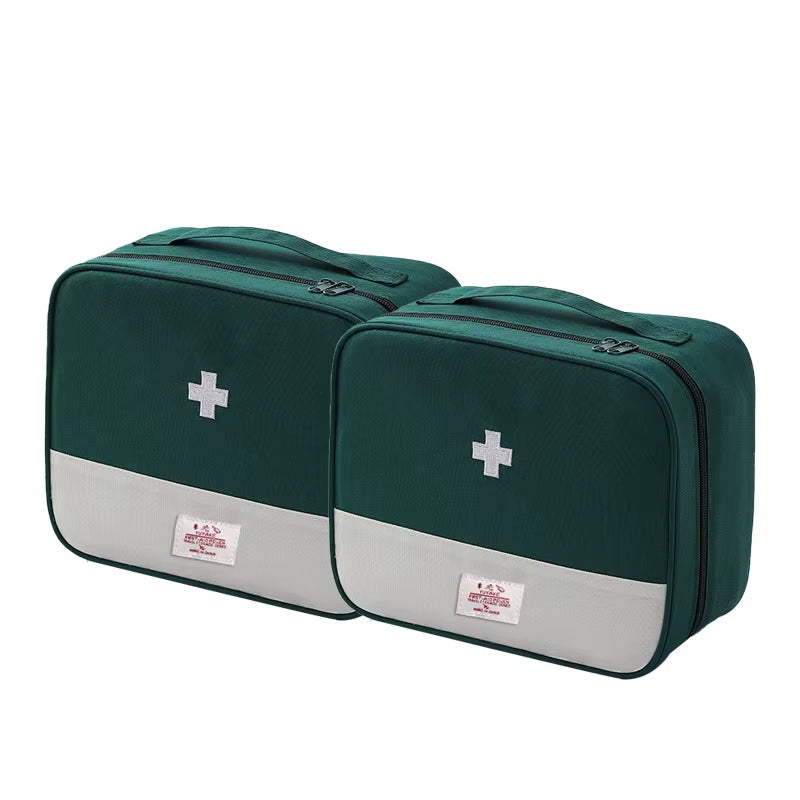 Large Capacity Medicine Bag Travel Portable Medical Bag Home Medicine Storage Bag Set Portable Outdoor First Aid Kit 1Pc